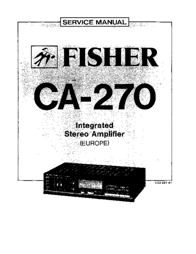 Fisher CA-270  Fisher CA CA-270 CA-270.pdf