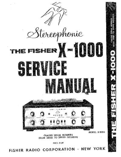Fisher X-1000  Fisher X X-1000 X-1000.pdf