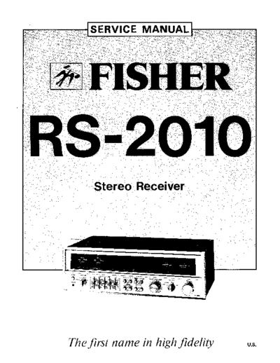 Fisher RS-2010  Fisher RS RS-2010 RS-2010.pdf