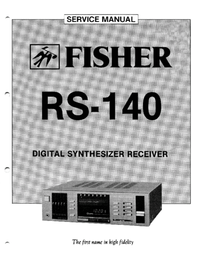 Fisher RS-140  Fisher RS RS-140 RS-140.pdf