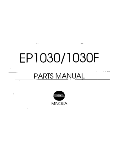 Minolta Parts  Minolta Copiers EP1030_30F_1031_31F Parts.pdf