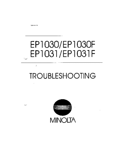 Minolta Troubleshooting  Minolta Copiers EP1030_30F_1031_31F Troubleshooting.pdf