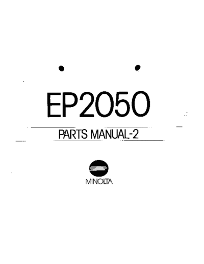 Minolta PM EP2050 001  Minolta Copiers EP2050 PM PM_EP2050_001.pdf