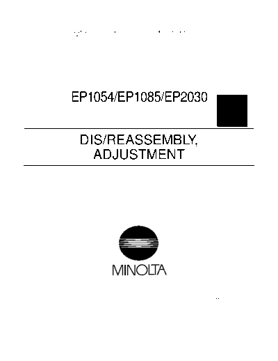 Minolta Disass Adj  Minolta Copiers EP1054 orig_man Disass_Adj.pdf