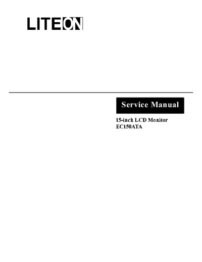 LITE-ON EC150ATA  LITE-ON LCD monitors EC150AT EC150ATA.pdf