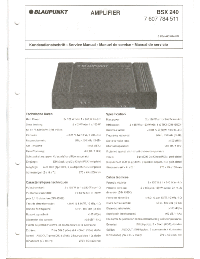 Blaupunkt BSX240  Blaupunkt Car Audio BSX240.pdf