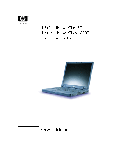 HP Omnibook XT6050  HP HP Omnibook XT6050.pdf