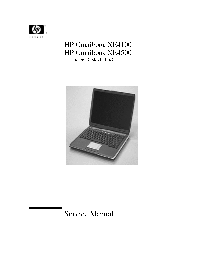 HP Omnibook XE4500  HP HP Omnibook XE4500.pdf