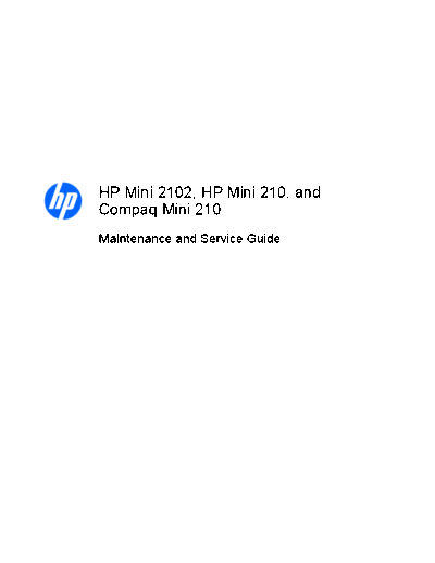 HP mini 2102,   mini 210, and compaq mini 210  HP hp mini 2102, hp mini 210, and compaq mini 210.pdf