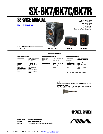 AIWA sx-bk7  AIWA   Aiwa SX-BK7 sx-bk7.pdf