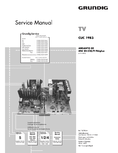 Grundig CUC-1983  Grundig CUC CUC-1952 & 1984 & 1983 & 1842 & 1894 CUC-1983.PDF