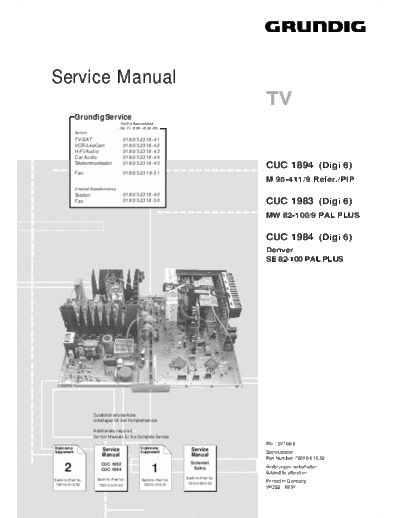 Grundig CUC-1984 & 1983 & 1984  Grundig CUC CUC-1952 & 1984 & 1983 & 1842 & 1894 CUC-1984 & 1983 & 1984.PDF