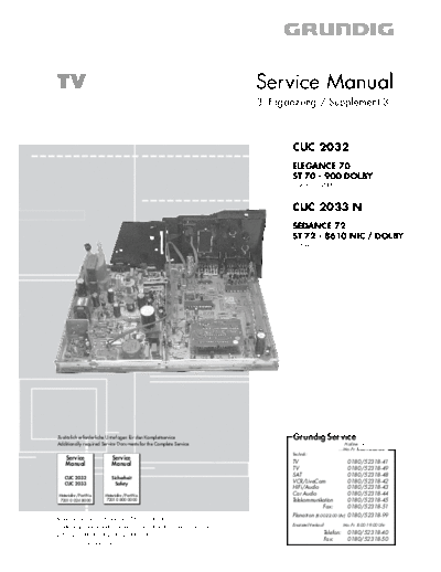Grundig CUC-2032 & 2033N  Grundig CUC CUC-2032 & 2033N CUC-2032 & 2033N.PDF