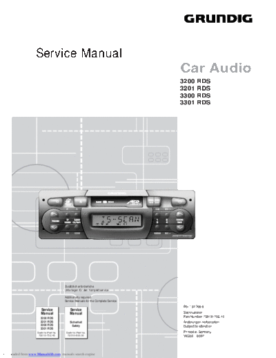 Grundig 3200RDS & 3201RDS & 3300RDS & 3301RDS  Grundig  3200RDS & 3201RDS & 3300RDS & 3301RDS 3200RDS & 3201RDS & 3300RDS & 3301RDS.pdf