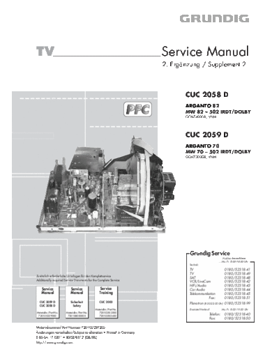 Grundig CUC-2058D & 2059D  Grundig CUC CUC-2058D & 2059D CUC-2058D & 2059D.PDF