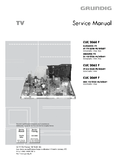 Grundig CUC-2060F & 2062F & 2069F  Grundig CUC CUC-2060F & 2062F & 2069F CUC-2060F & 2062F & 2069F.PDF