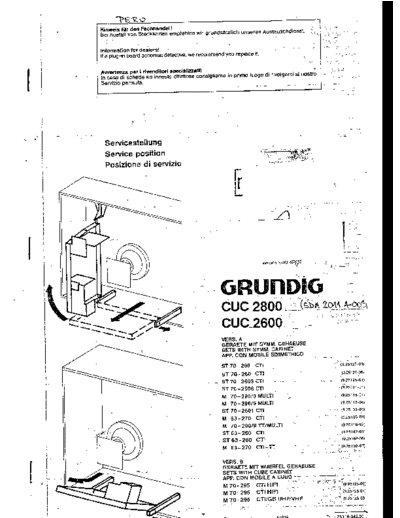 Grundig CUC-2800 & 2600  Grundig CUC CUC-2800 & 2600 CUC-2800 & 2600.pdf