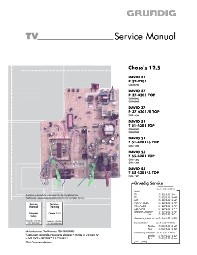 Grundig Chassis 12.5  Grundig Chassis Chassis-12.5 Chassis 12.5.PDF