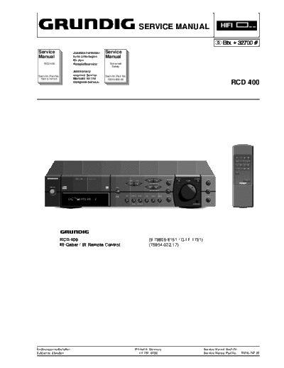 Grundig RCD-400  Grundig RCD RCD-400 RCD-400.pdf