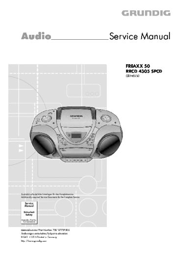 Grundig RRCD-4305SPCD  Grundig RRCD RRCD-4305SPCD RRCD-4305SPCD.pdf
