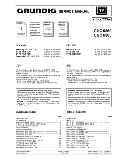 Grundig CUC-6360 & 6365  Grundig CUC CUC-6360 & 6365 & 6369 CUC-6360 & 6365.PDF