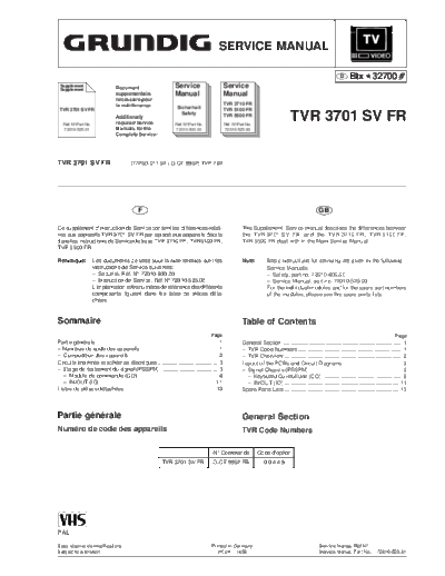 Grundig TVR-3701SVFR  Grundig TVR TVR-3701SVFR TVR-3701SVFR.PDF