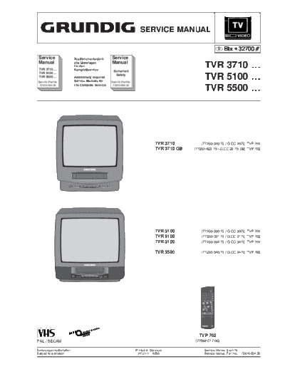 Grundig TVR-3710 & 5100 & 5500  Grundig TVR TVR-3710 & 5100 & 5500 TVR-3710 & 5100 & 5500.PDF