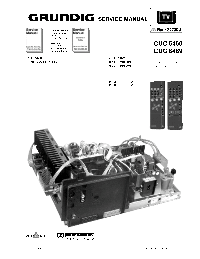 Grundig CUC-6460 & 6469  Grundig CUC CUC-6460 & 6469 CUC-6460 & 6469.PDF