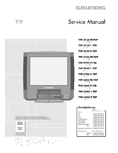 Grundig TVR-3735 & 3740 & 5540  Grundig TVR TVR-3735 & 3740 & 5540 TVR-3735 & 3740 & 5540.PDF