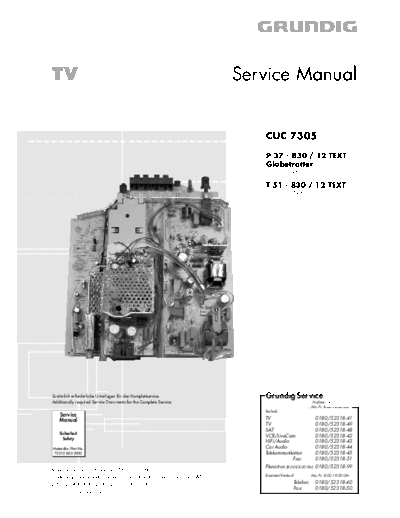 Grundig CUC-7305 Ver 3  Grundig CUC CUC-7305 CUC-7305 Ver 3.PDF