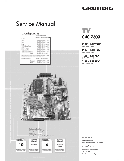 Grundig CUC-7303 Ver 5  Grundig CUC CUC-7303 CUC-7303 Ver 5.PDF