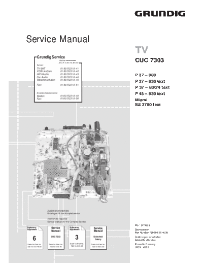 Grundig CUC-7303 Ver 3  Grundig CUC CUC-7303 CUC-7303 Ver 3.PDF