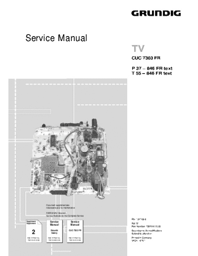 Grundig CUC-7303FR Ver 2  Grundig CUC CUC-7303FR CUC-7303FR Ver 2.PDF