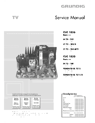 Grundig CUC-1836 & 1830  Grundig CUC CUC-1836 & 1830 CUC-1836 & 1830.PDF