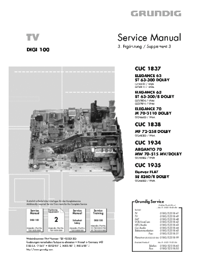 Grundig CUC-1837 & 1838 & 1934 & 1935  Grundig CUC CUC-1837 & 1934 & 1935 CUC-1837 & 1838 & 1934 & 1935.PDF