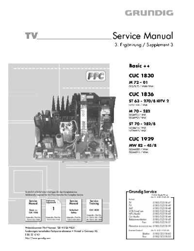Grundig CUC-1830 & 1836 & 1929  Grundig CUC CUC-1830 & 1836 & 1929 CUC-1830 & 1836 & 1929.PDF