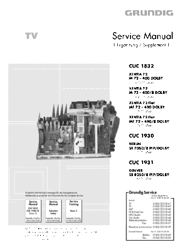 Grundig CUC-1832 & 1930 & 1931 Ver 3  Grundig CUC CUC-1832 & 1930 & 1931 CUC-1832 & 1930 & 1931 Ver 3.PDF