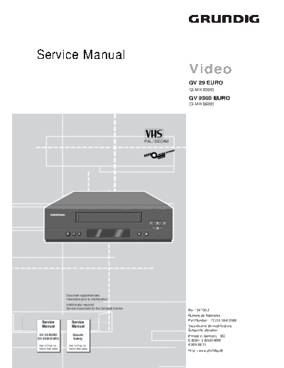 Grundig GV-29 & 9300  Grundig GV GV-29 & 9300 GV-29 & 9300.PDF