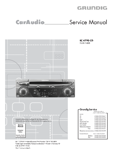 Grundig EC-4790CD  Grundig EC EC-4790CD EC-4790CD.PDF