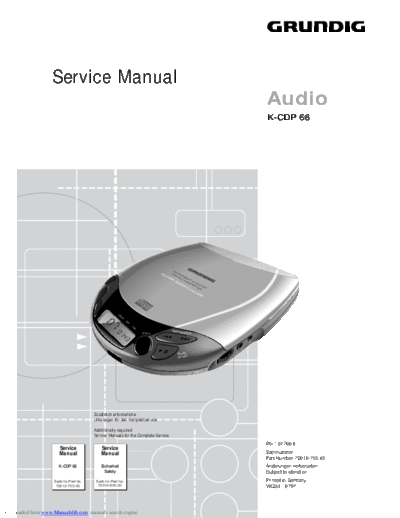 Grundig K-CDP-66  Grundig K-CDP K-CDP-66 K-CDP-66.pdf