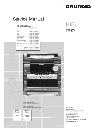 Grundig M-49DPL  Grundig M M-49DPL M-49DPL.PDF