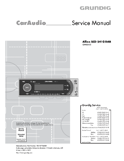 Grundig SCD-5410DAB  Grundig SCD SCD-5410DAB SCD-5410DAB.pdf