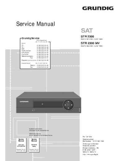 Grundig STR-2300  Grundig STR STR-2300 STR-2300.PDF