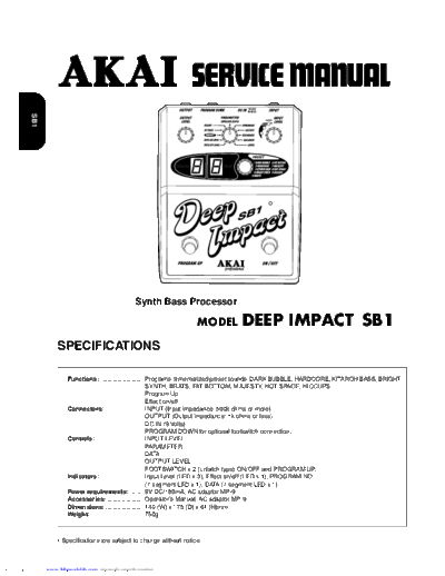 Akai SB-1  Akai SB SB-1 SB-1.pdf