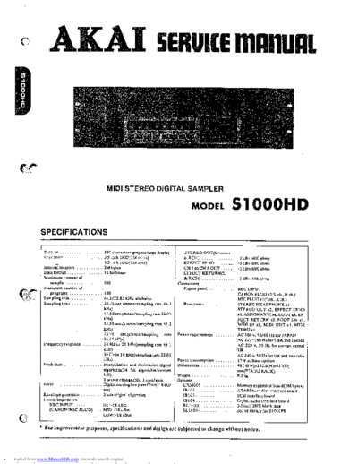 Akai S-1000HD  Akai S S-1000HD S-1000HD.pdf