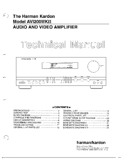 Harman Kardon AVI-200MKII  Harman Kardon AVI AVI-200MKII AVI-200MKII.pdf