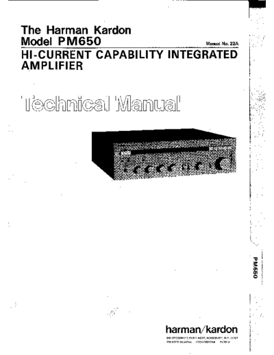 Harman Kardon PM-650  Harman Kardon PM PM-650 PM-650.pdf