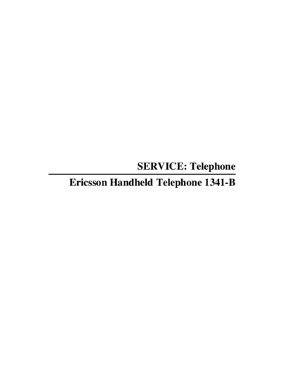Ericsson ServTeleph  . Rare and Ancient Equipment Ericsson Mobile Phones ERICSSON EH238 ServTeleph.pdf