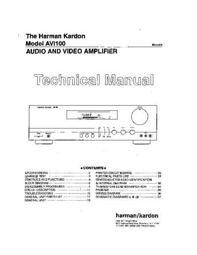 Harman Kardon AVI-100  Harman Kardon AVI AVI-100 AVI-100.pdf