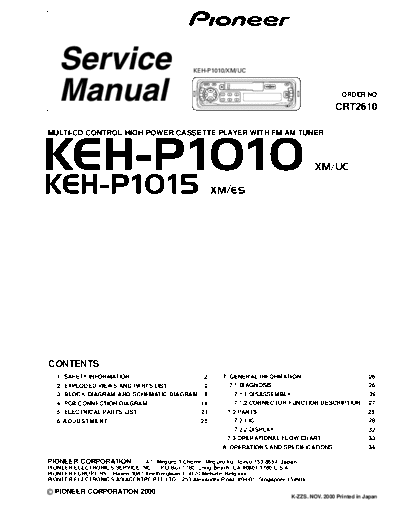 Pioneer KEH-P1010,P1015  Pioneer KEH KEH-P1010 & P1015 Pioneer_KEH-P1010,P1015.pdf